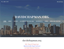 Tablet Screenshot of davidchapman.org